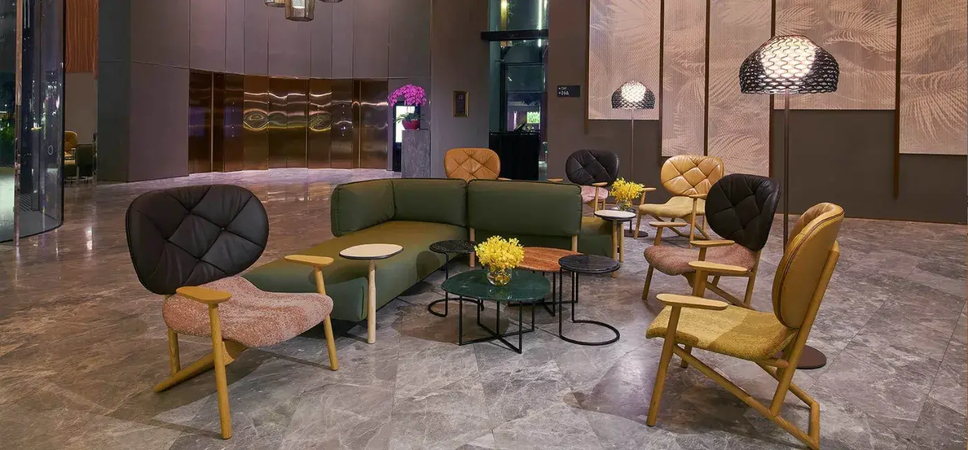 Interior view of Oasia Hotel Downtown Singapore, Bali